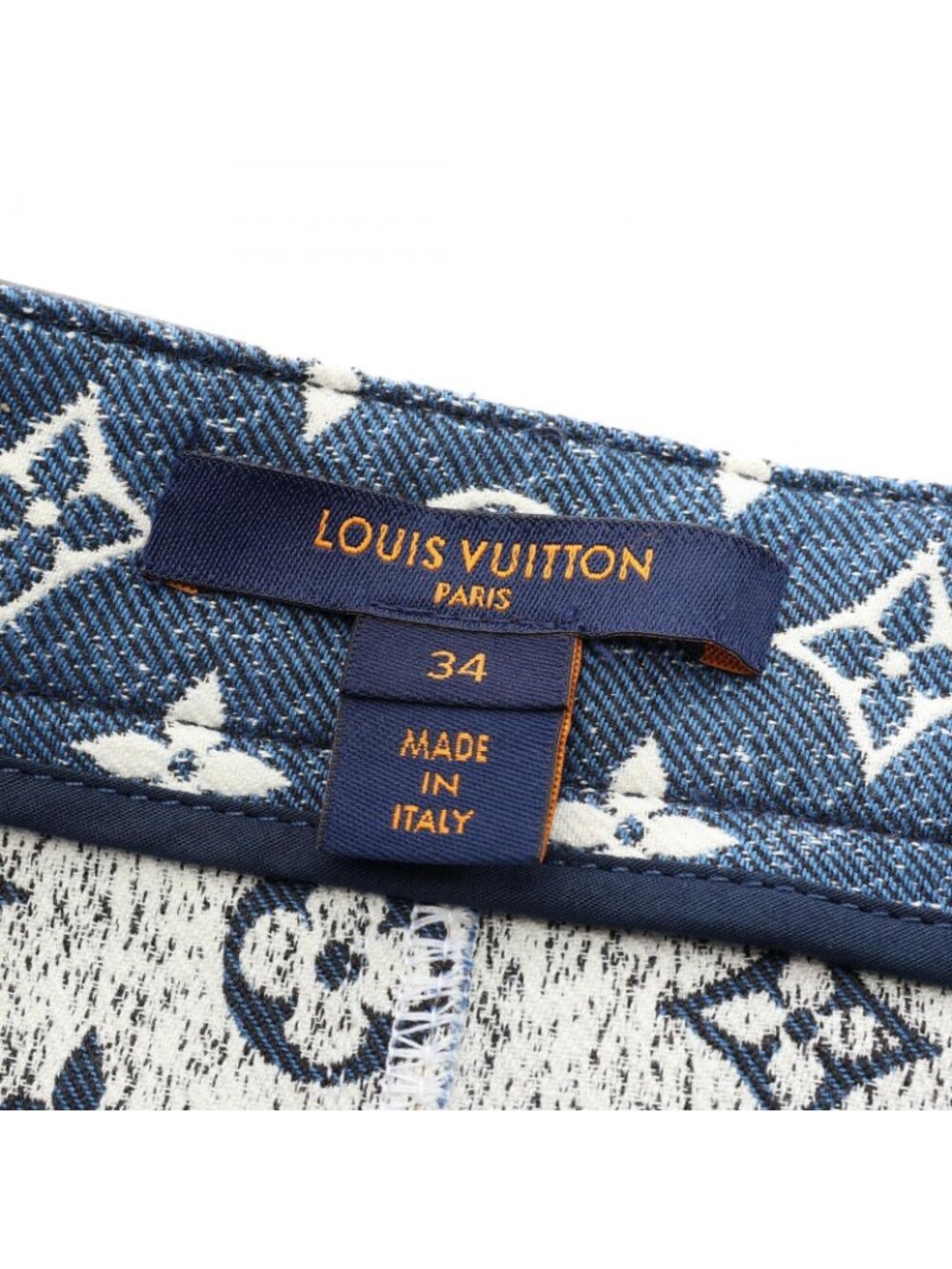Louis Vuitton Skirt Monogram Jacquard Cotton Denim - Picture 3 of 9